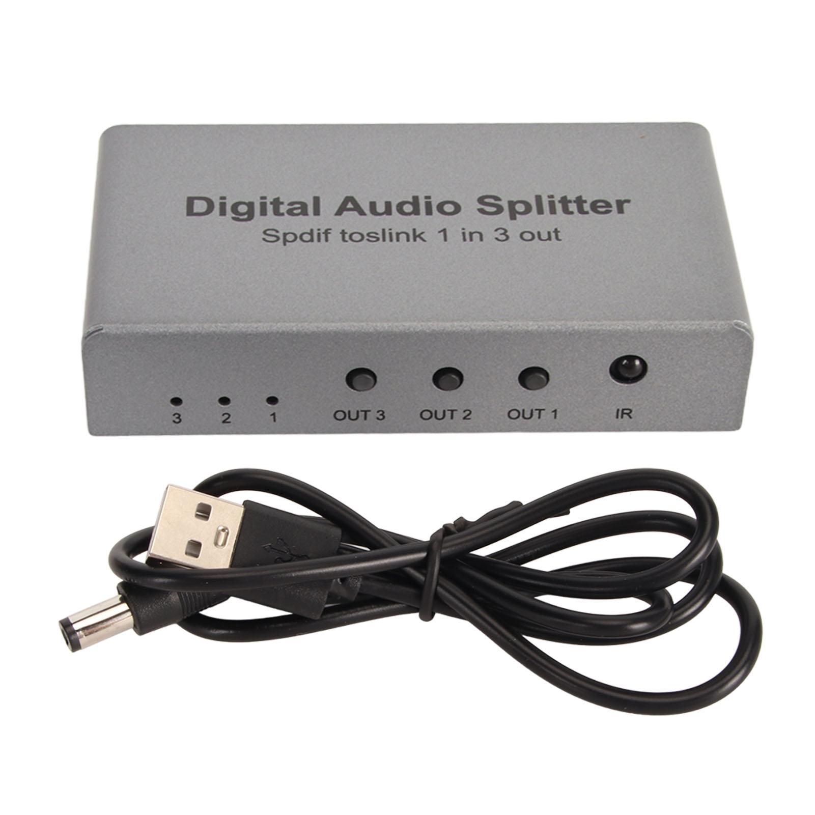 1x3 Spdif Optischer Splitter Für Dts Dolby Ac3 Digitalaudio, Kompatibel Mit Heimkinoanlagen, Dvd- Und Cd-playern