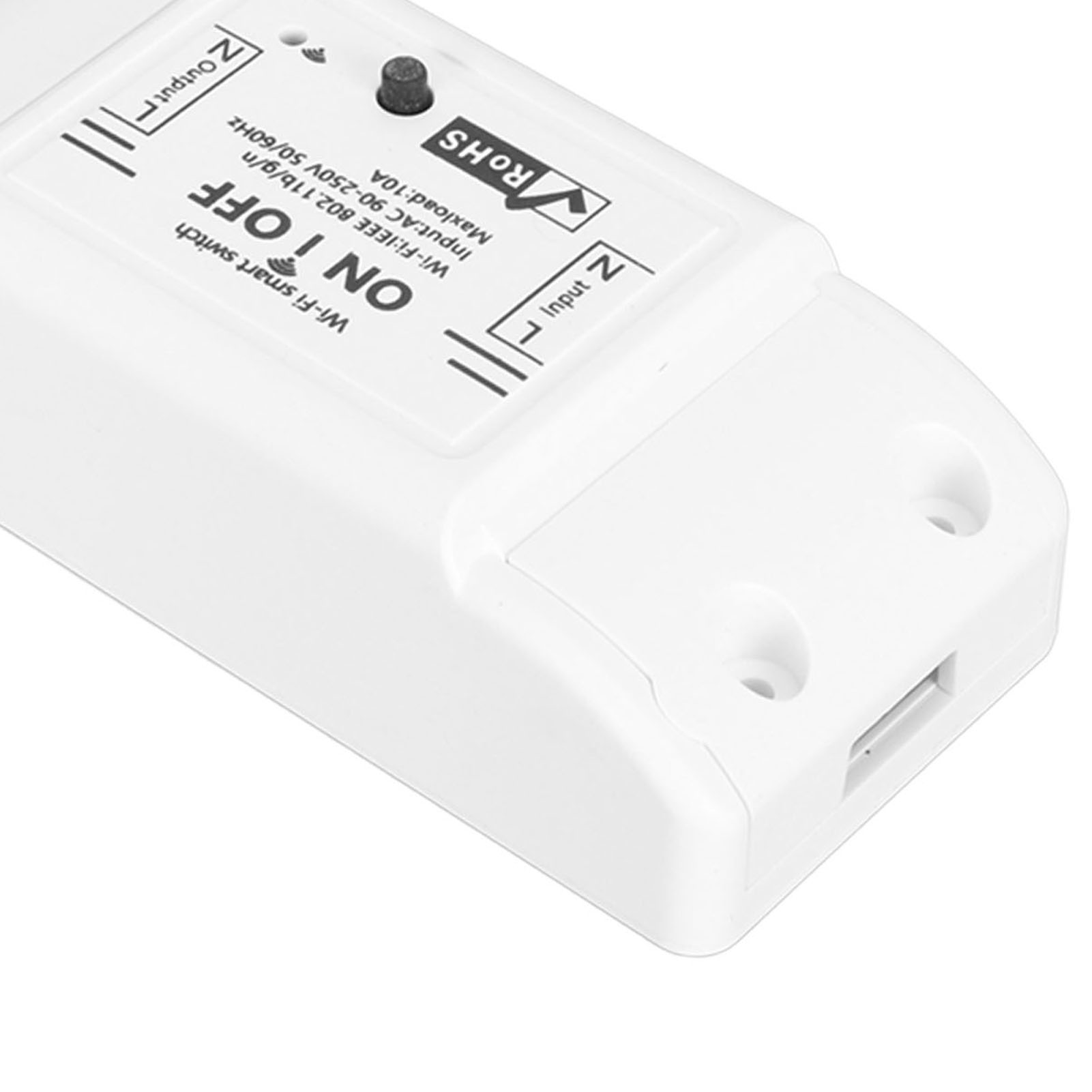 Smarte Mini-wlan-schalter, Sprachsteuerung, Timerfunktion, Drahtlose Fernbedienung, Wechselstrom 90–250 V, 10 A
