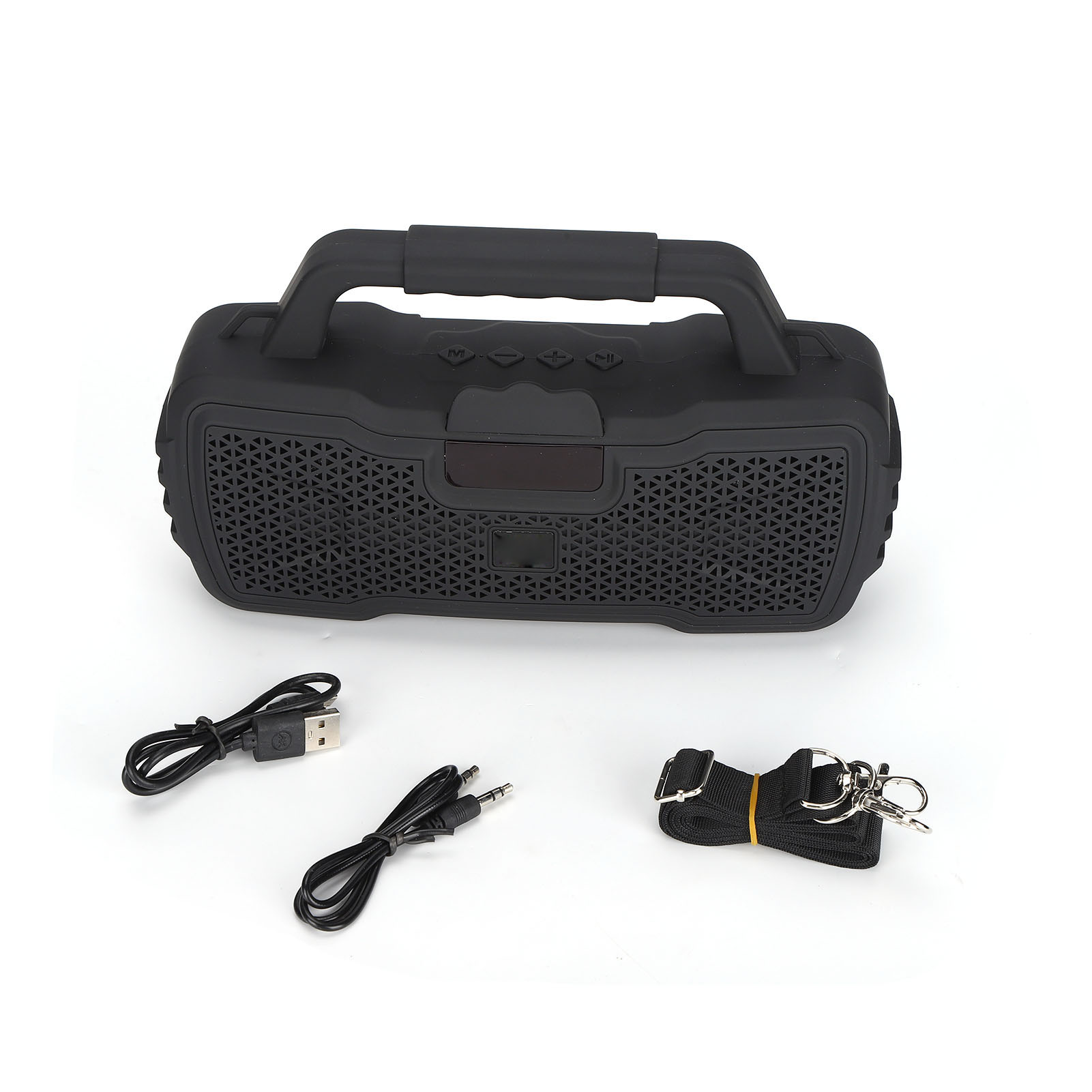 Ak-355 Tragbarer Bluetooth-lautsprecher Mit Led-licht, Fm-radio Und Kabellosem Outdoor-lautsprecher