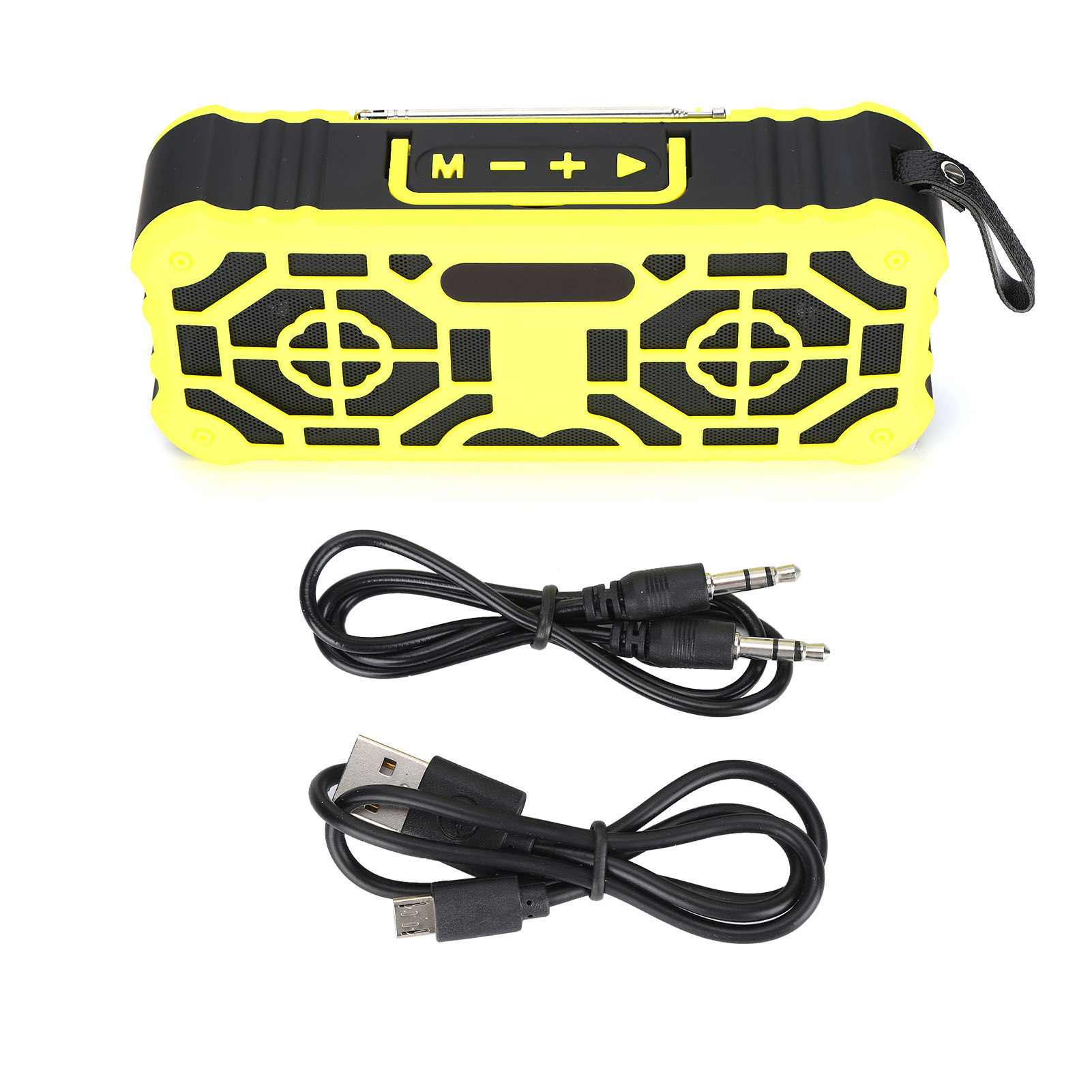 Tragbarer Bluetooth 5.0-lautsprecher Mit Freisprechfunktion Und Fm-radio, Kabelloser Lautsprecher