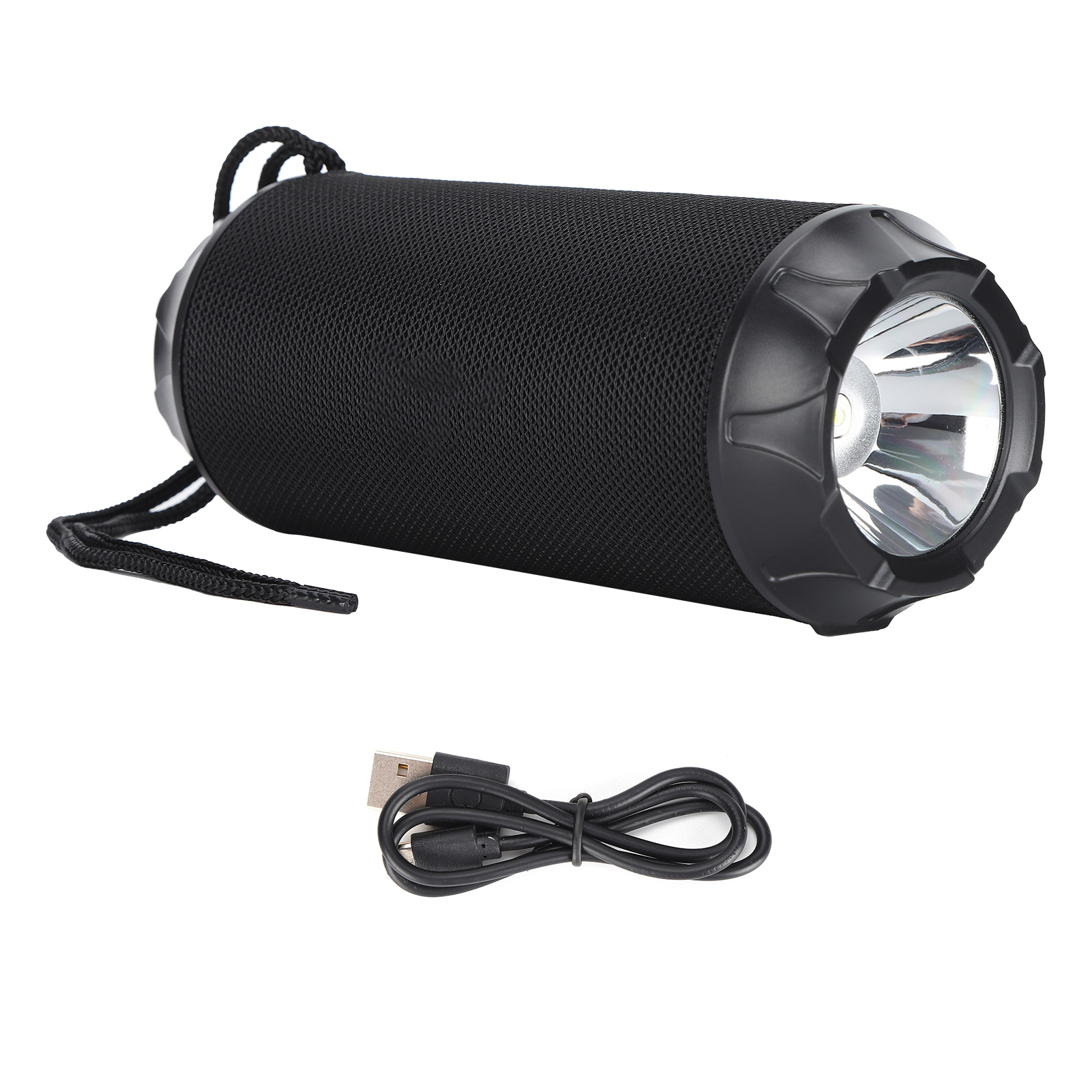 Ak-115s Kabelloser Bluetooth-lautsprecher Mit Led-taschenlampe Und Tragbarem Fm-radio