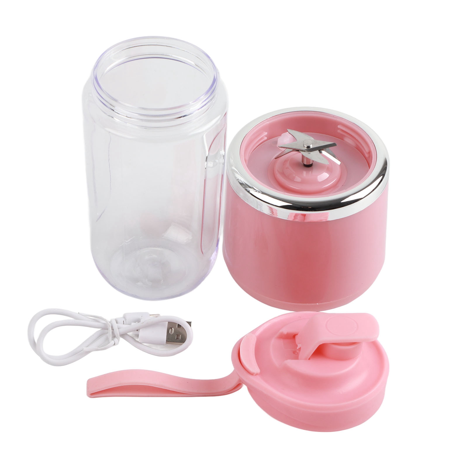 Tragbarer Smoothie-mixer, 400 Ml, 6 Klingen, 22.000 U/min, Usb-aufladbar, Für Obst Und Gemüse, Für Reisen Und Zuhause