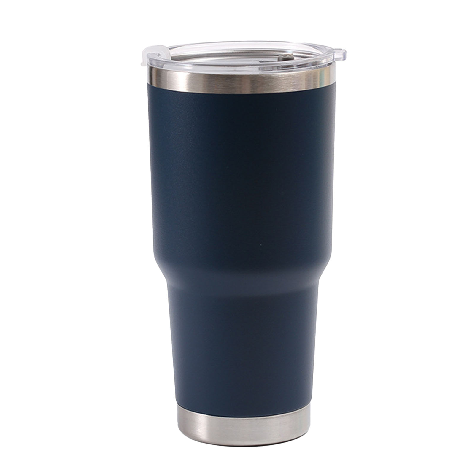 900 Ml Edelstahl-isolierbecher Mit Großer Öffnung Für Kaffee Und Autofahrten, Marineblau