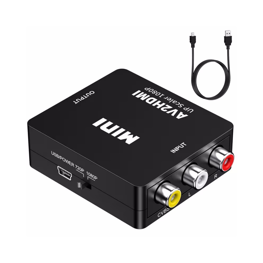 Rca-zu-hdmi-konverter, Composite-video-adapter Für Fernseher