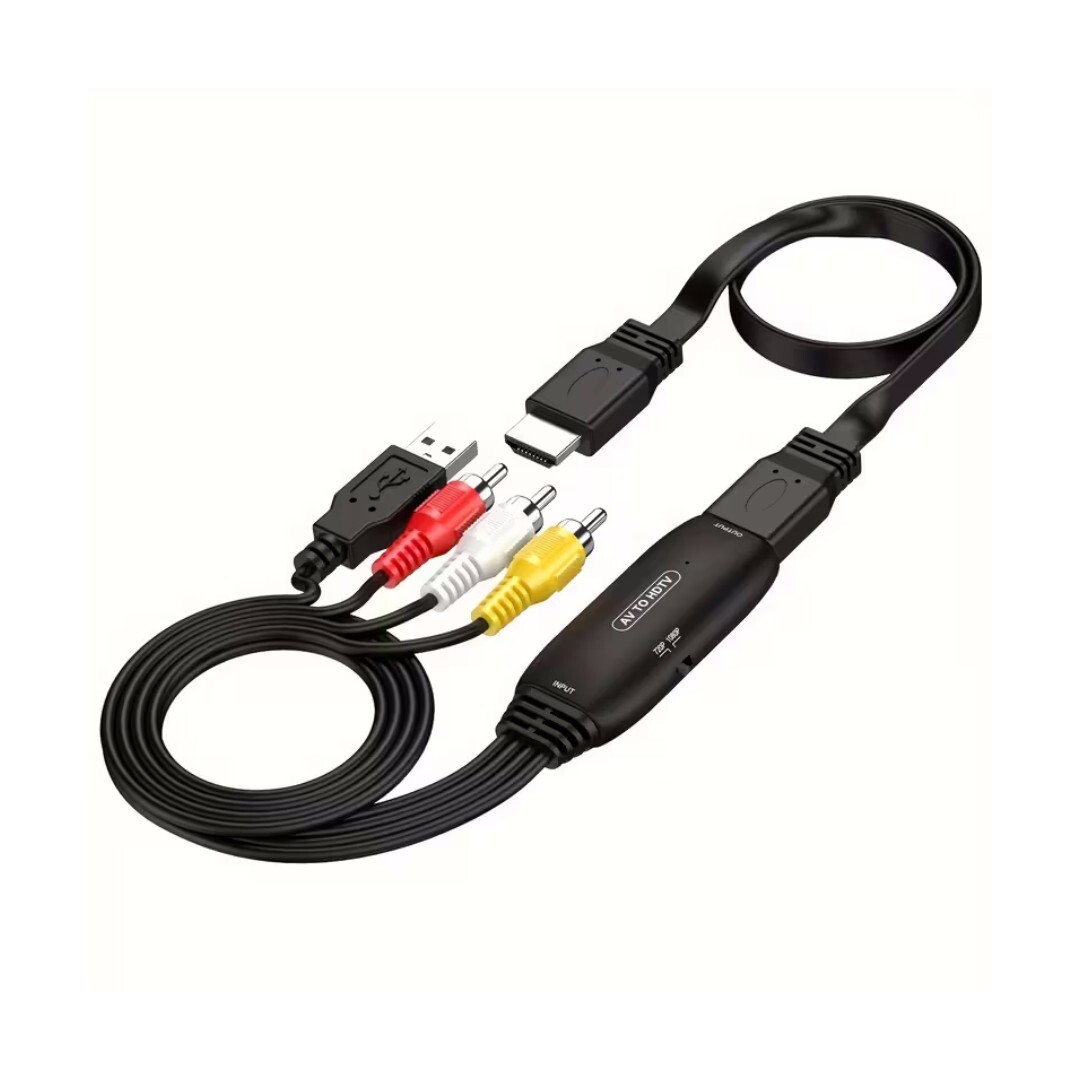 Rca-zu-hdmi-konverter Für Hd-fernseher, Av/hdmi-adapter, Audio-video-konverterkabel