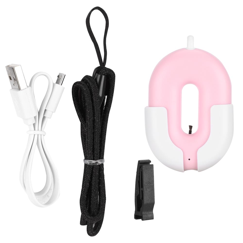 Mini-luftreiniger Mit Usb-anschluss Und Negativ-ionen – Rosa Geräuschunterdrückende Halskette
