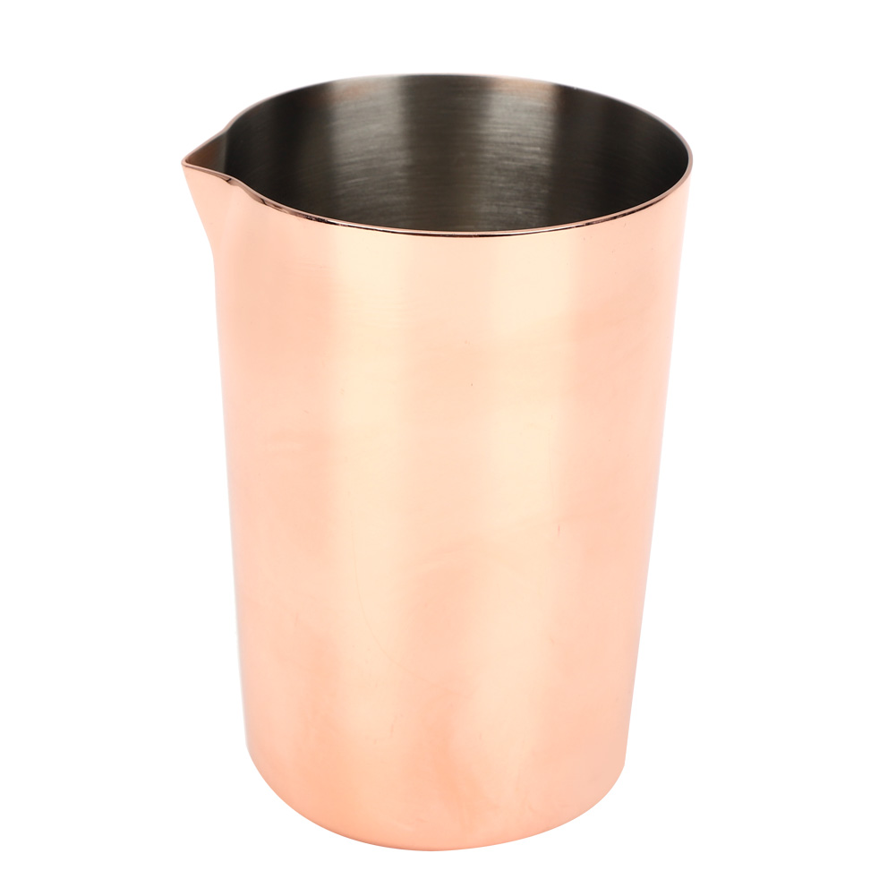 500-ml-cocktailbecher Aus Edelstahl 304, Barwerkzeug Zum Mixen Und Rühren, Roségold-finish