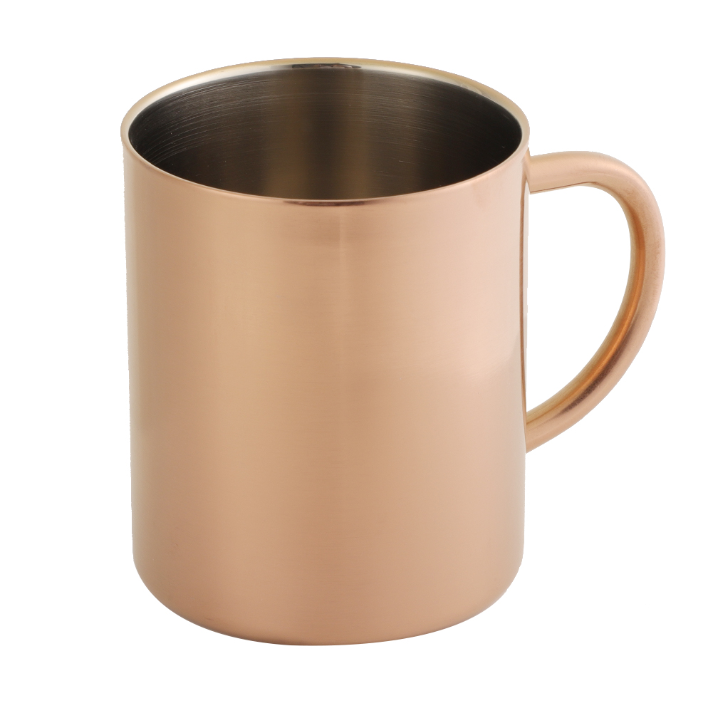 400 Ml Doppelwandiger, Hitzebeständiger Kaffee- Und Bierbecher Aus Edelstahl 304 (roségold)