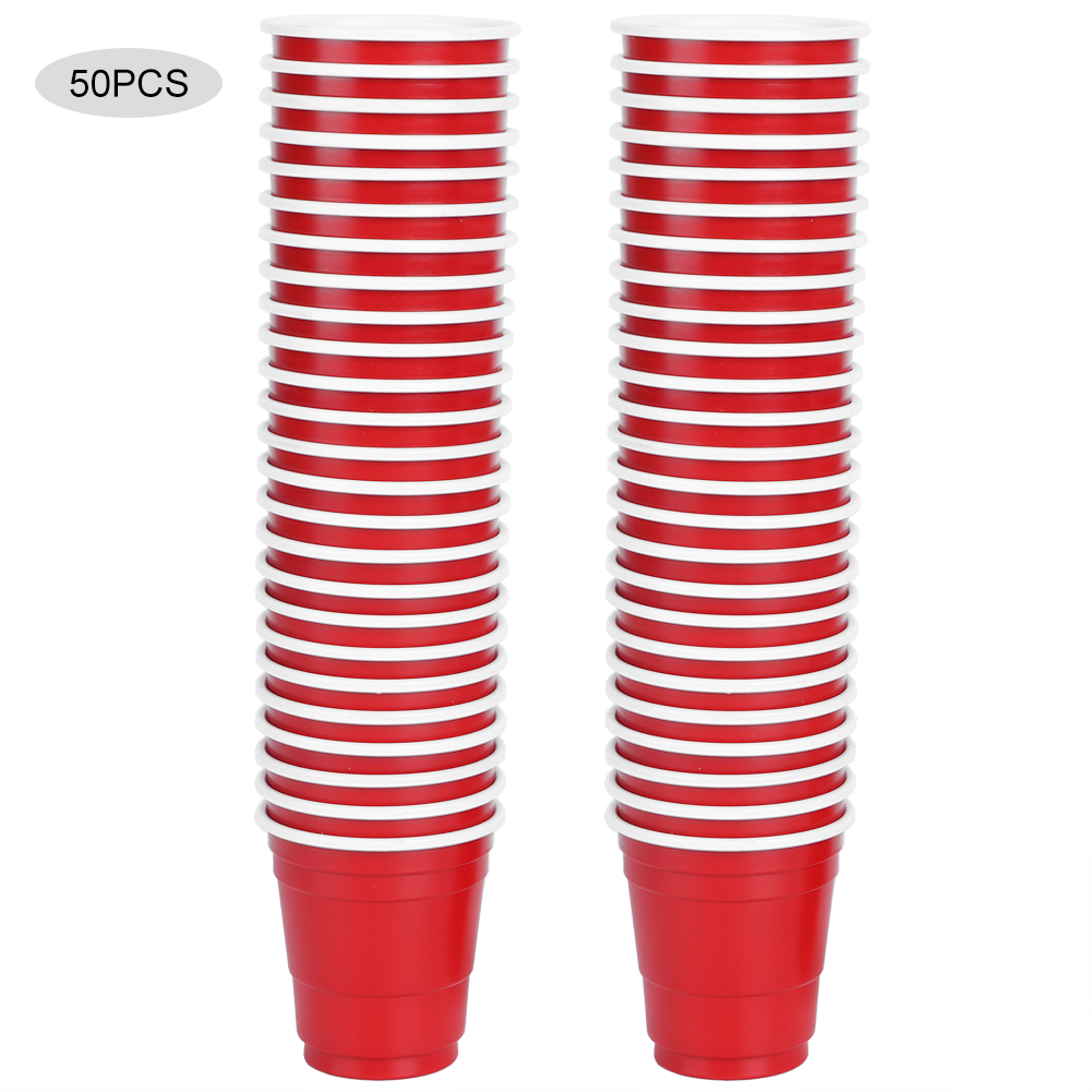 50 Einwegbecher (60 Ml) Für Kaffee, Bier Und Andere Getränke, Partygeschirr Und Empfangsbedarf