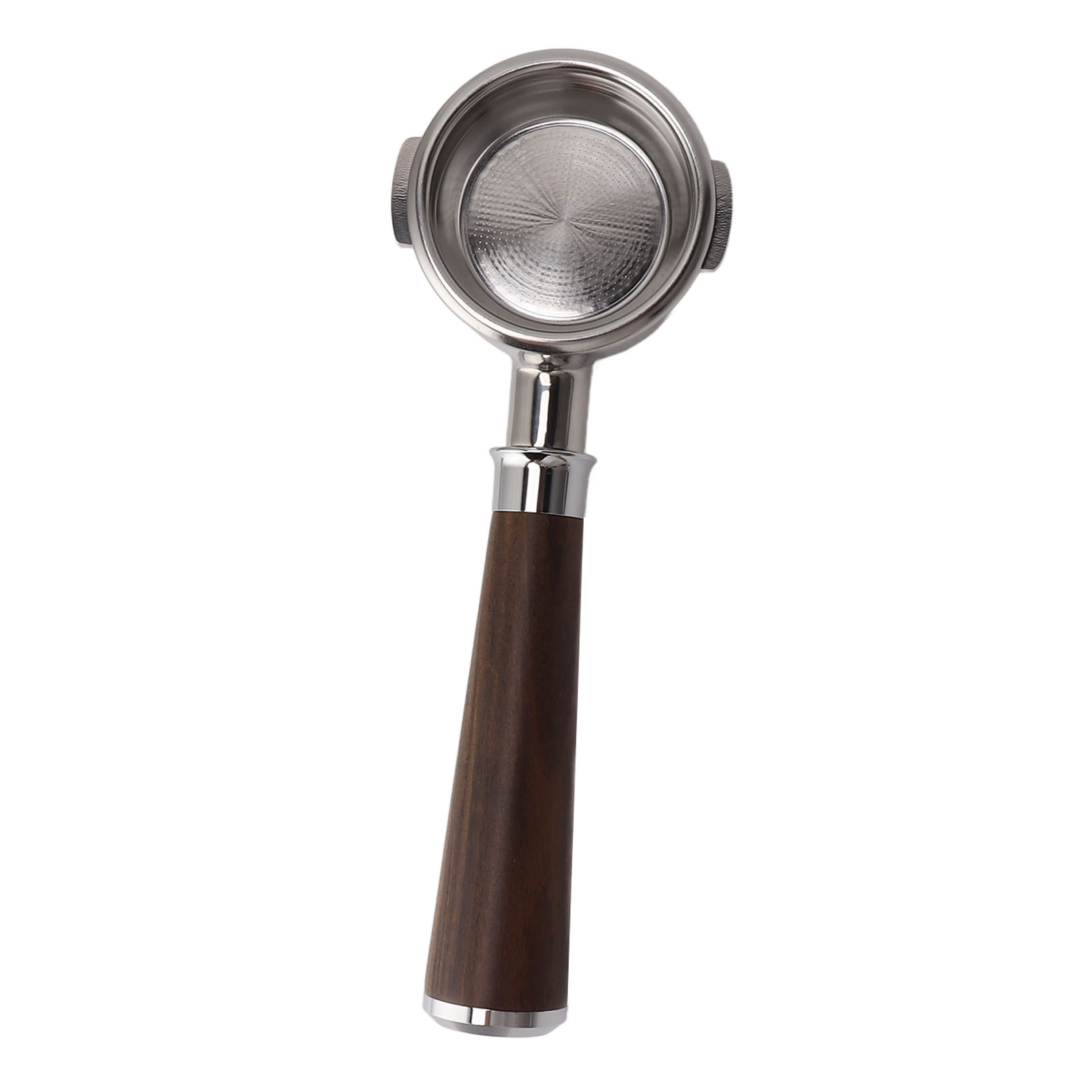 Bare Bottomless 58mm Universal-kaffeemaschinen-doppelohren Edelstahl Typ A Schwarzer Zweig Säure
