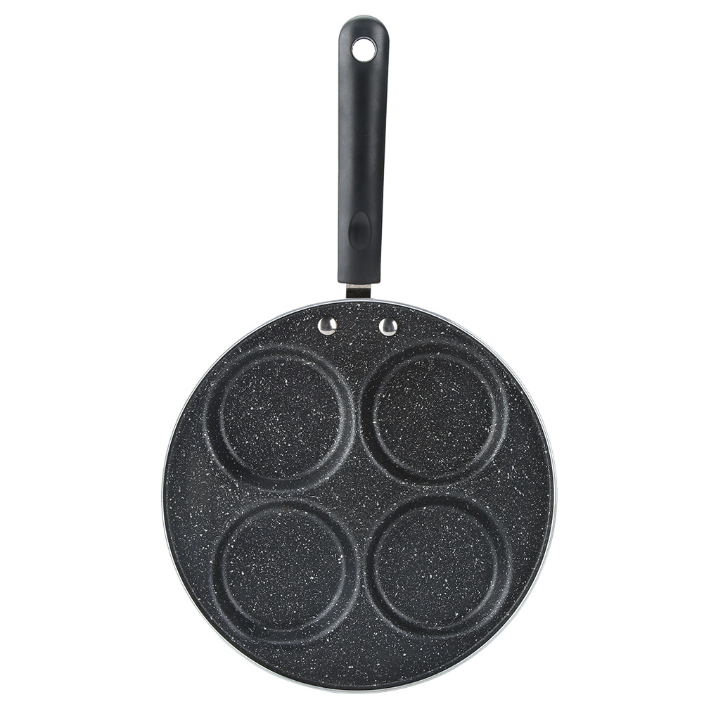 Antihaftbeschichtete Eierpfanne Mit 4 Mulden, 24 Cm - Kochutensil
