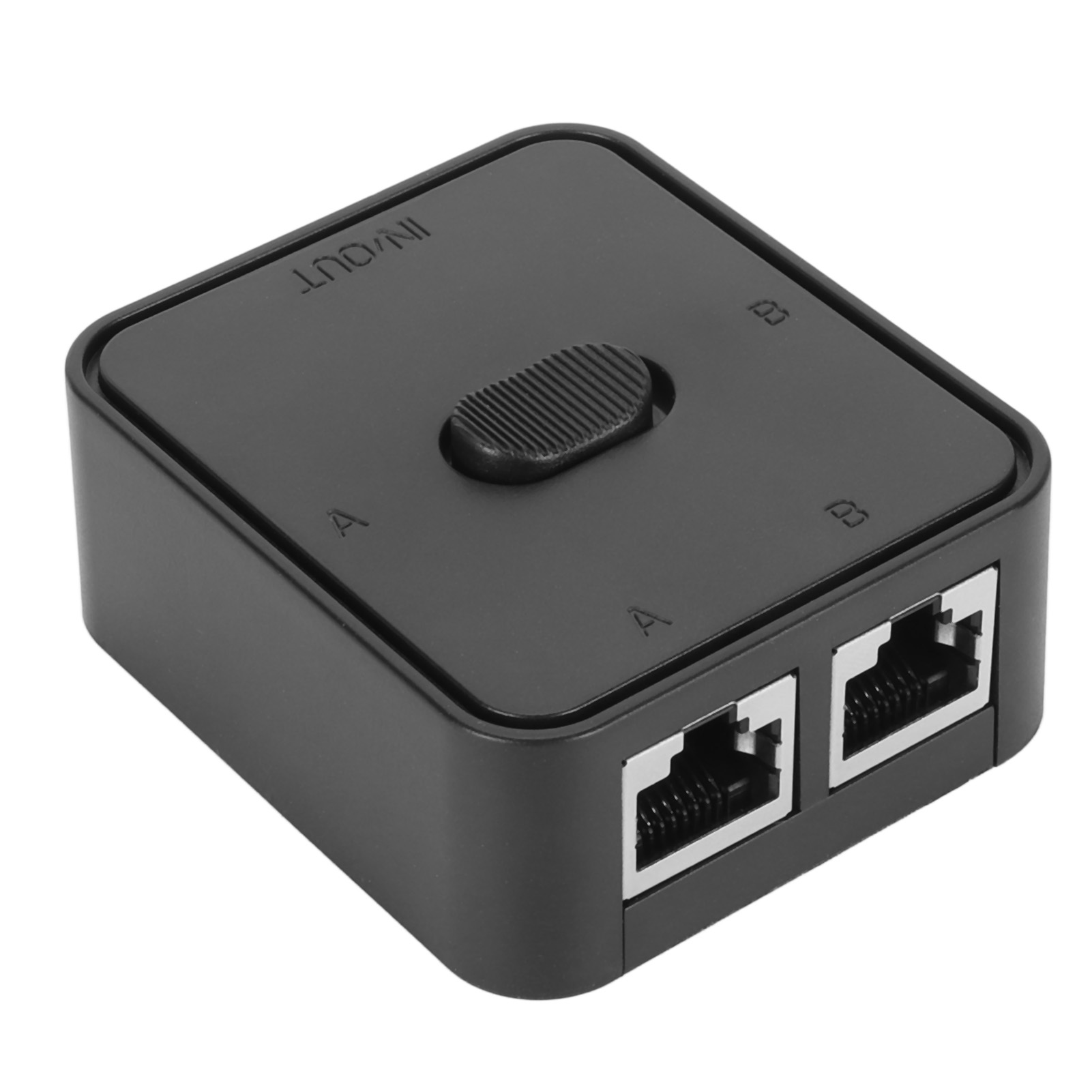 Gigabit-netzwerk-switch Mit 2 Ports (10/100/1000 Mbit/s), Rj45 Poe-splitter Mit 2-in/1-out- Oder 1-in/2-out-wahlschalter, Kompatibel Mit Cat-6-kabeln