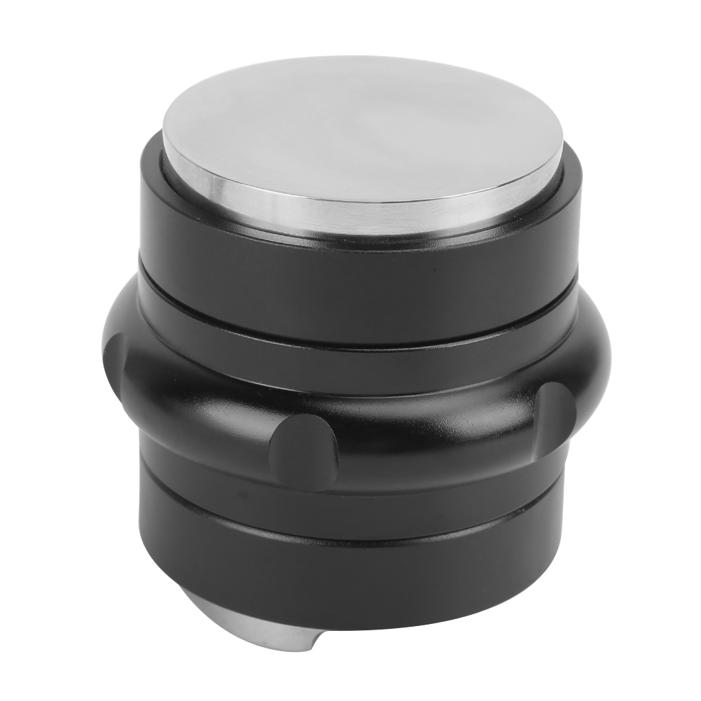 5,8 Cm Edelstahl-kaffeetamper Mit Doppeltem Flachkopf Und 3 Verstellbaren Neigungswinkeln