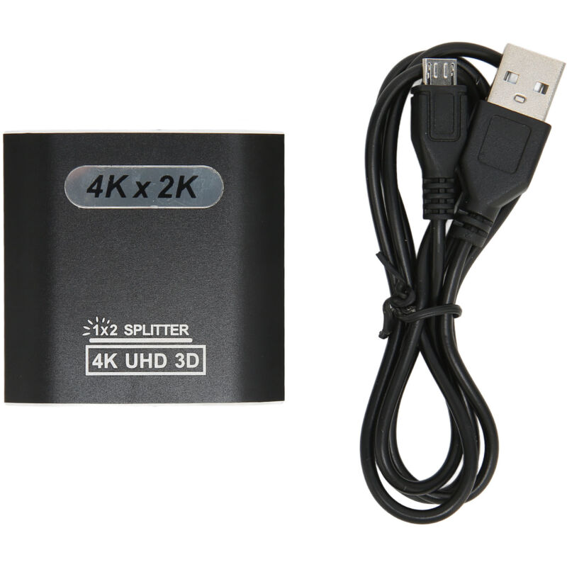 Hdmi-splitter, 1 Eingang, 2 Ausgänge, 4k, 2k, Full Hd, 1080p Für Xbox Und Pc