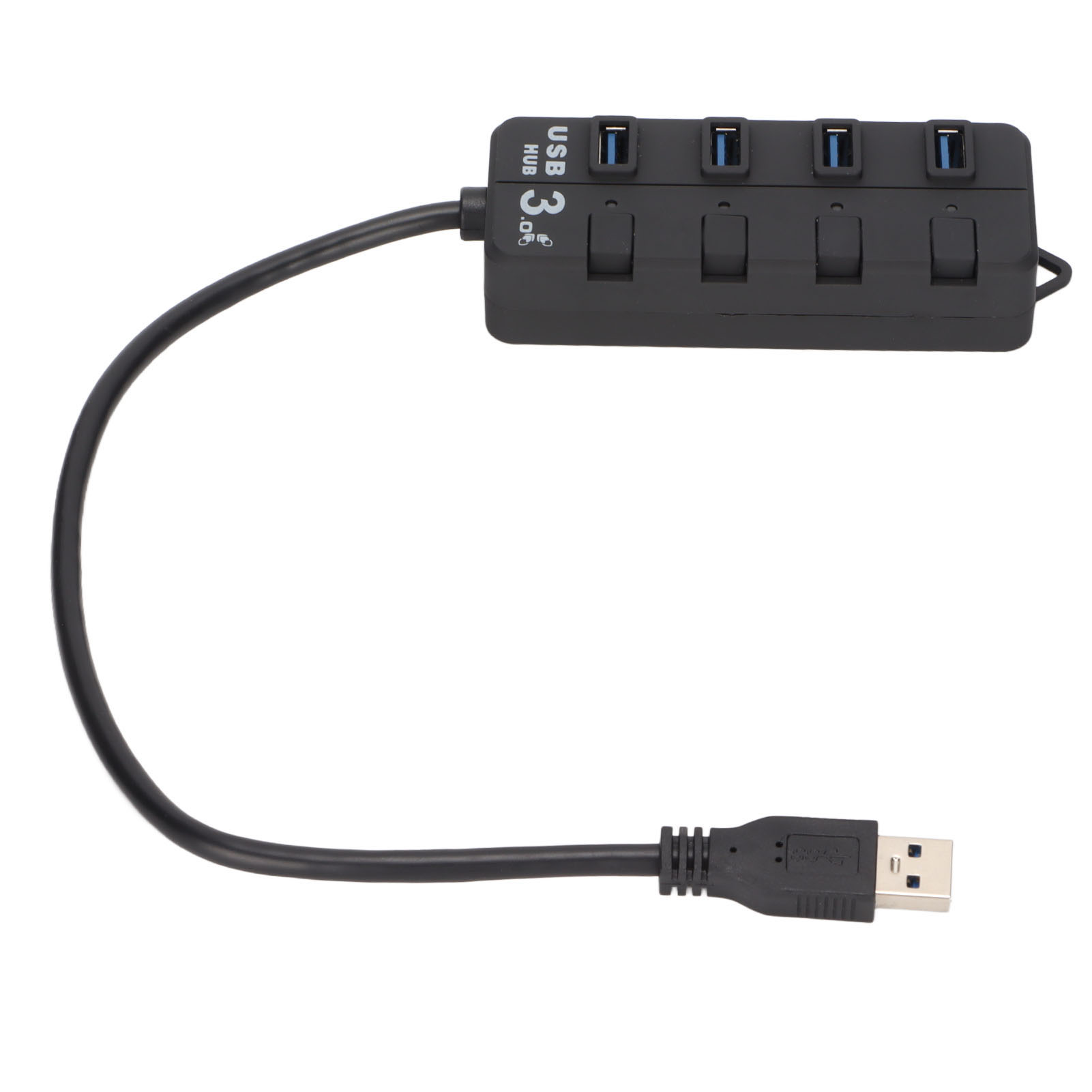 4-port-usb-hub Mit Unabhängigen Schaltern Und Externem Netzteil Für Stabile Übertragung – Elektronisches Zubehör