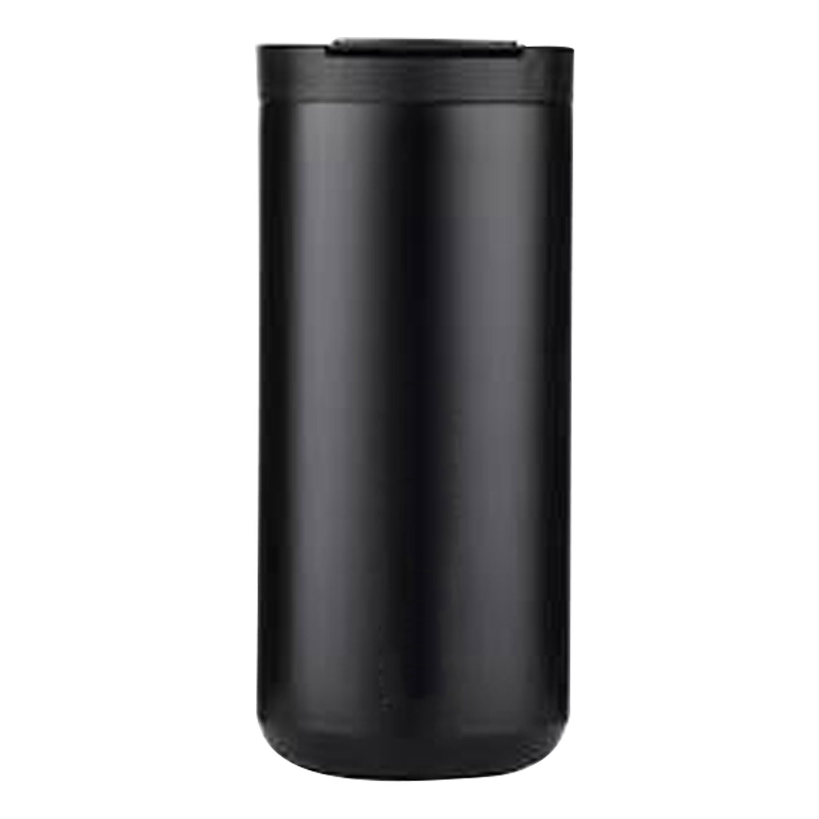 400 Ml Edelstahl-isolierbecher, Modernes Design Mit Strohhalm, Ideal Für Reisen, Camping Und Auto, Farbe: Schwarz.