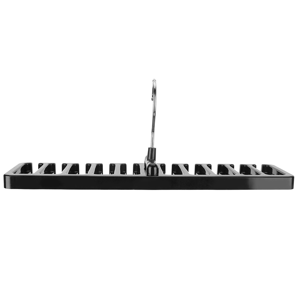 Multifunktionaler, Drehbarer Krawattenhalter Mit Haken Für Gürtel Und Accessoires, Schwarzer Kleiderschrank-organizer