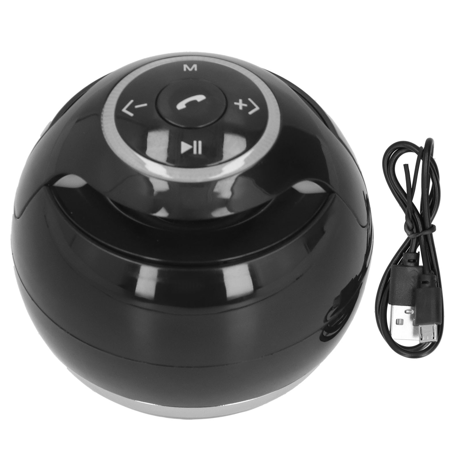 A18 Tragbarer Bluetooth-lautsprecher Mit Kabellosem Subwoofer, Led-beleuchtung Und Stereoklang – Schwarz