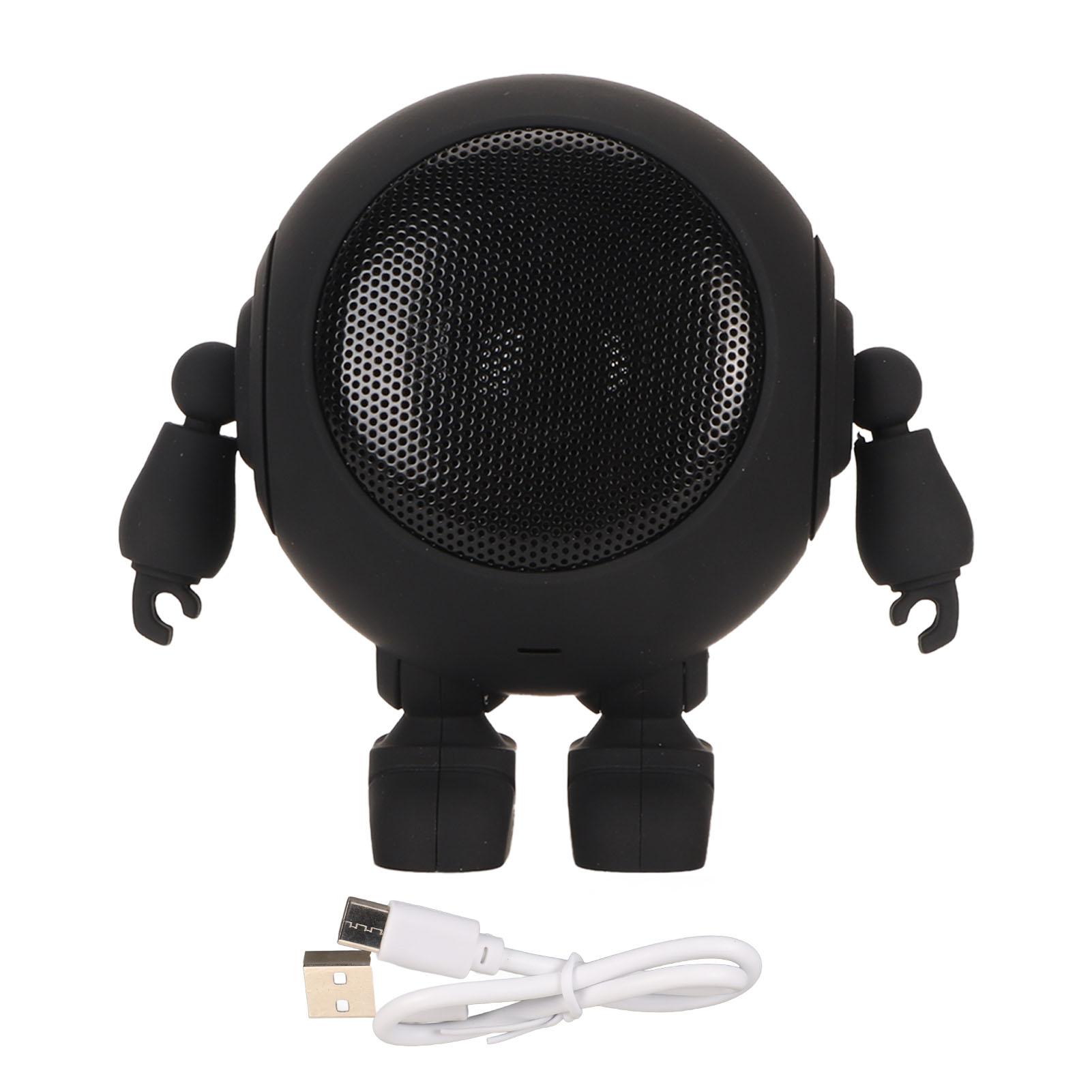 Tragbarer Bluetooth-lautsprecher In Roboterform, Bluetooth 5.0, 1000 Mah, Integriertes Mikrofon, Mini-lautsprecher Für Zuhause, Outdoor Und Partys, Schwarz