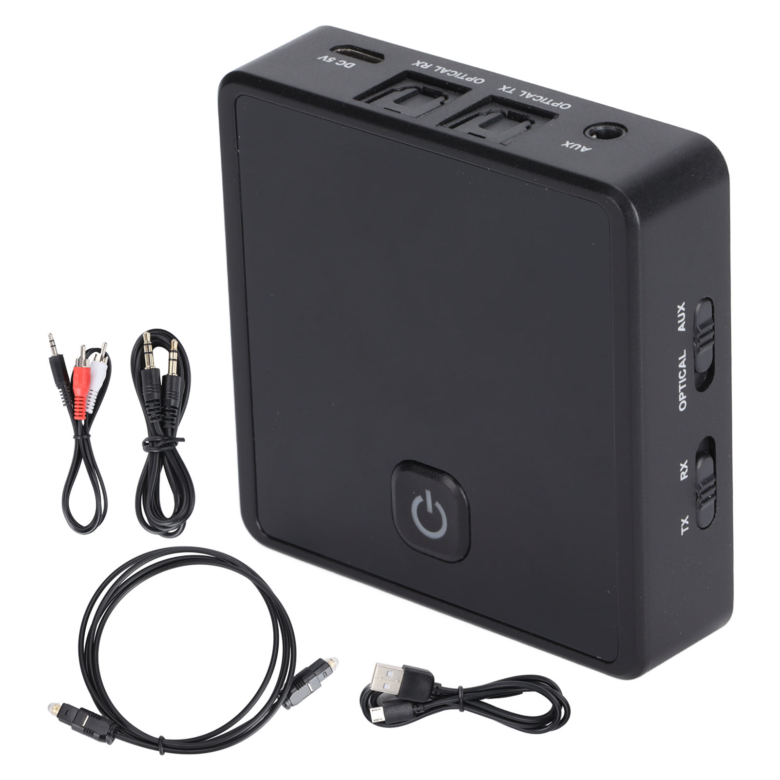 Zf380 Bluetooth 5.0 Audio-adapter, Drahtloser Sender Und Empfänger Für Pc, Fernseher, Auto Und Lautsprecher