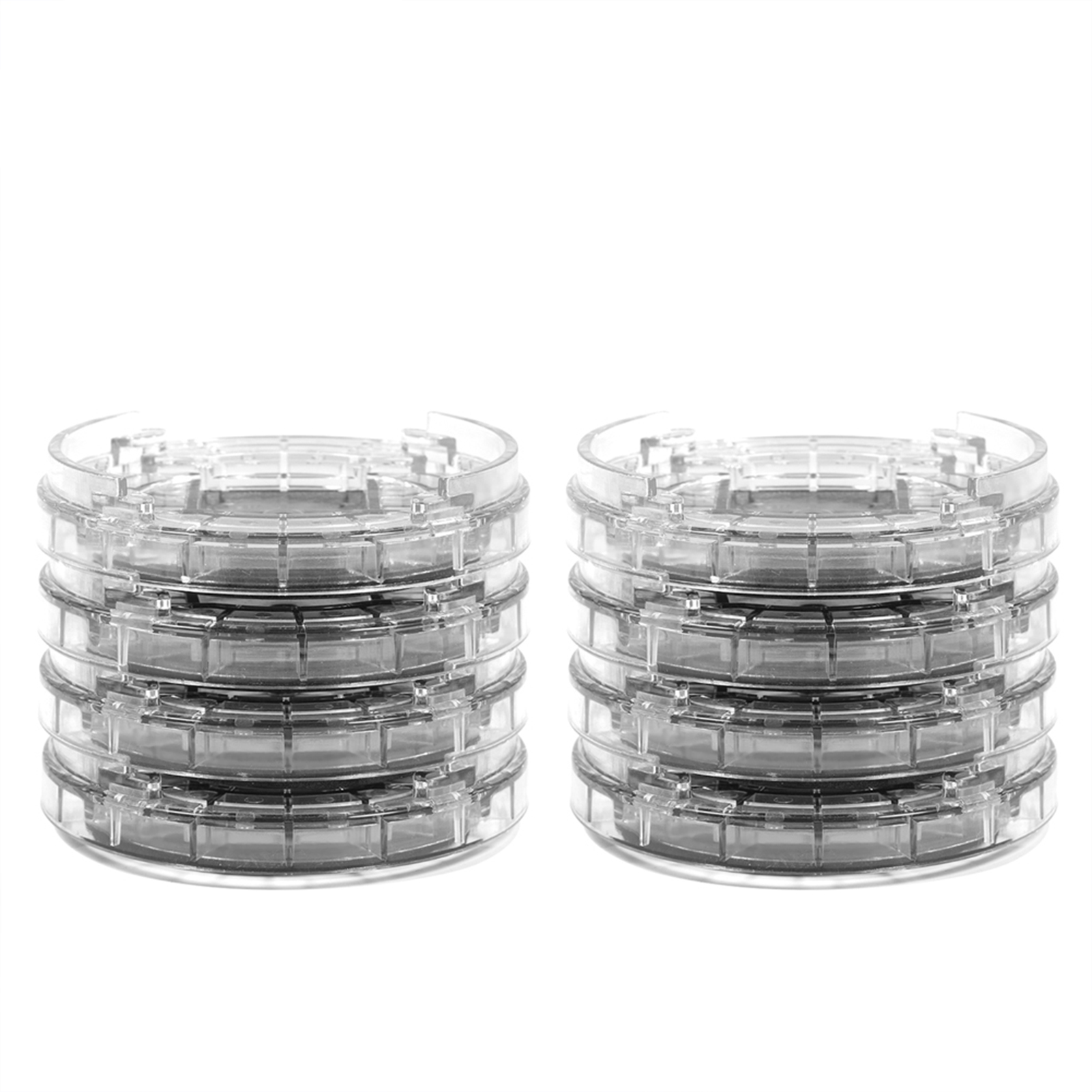 Set Mit 8 Transparenten Anti-rutsch-pads Für Möbel – Tisch-, Stuhl-, Sofa- Und Bettbeine – Bodenschutz Und Rutschfestigkeit