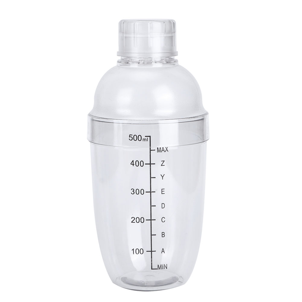 530-ml-cocktailshaker Mit Füllstandsanzeige Für Getränke, Smoothies, Tee Und Hausmixer