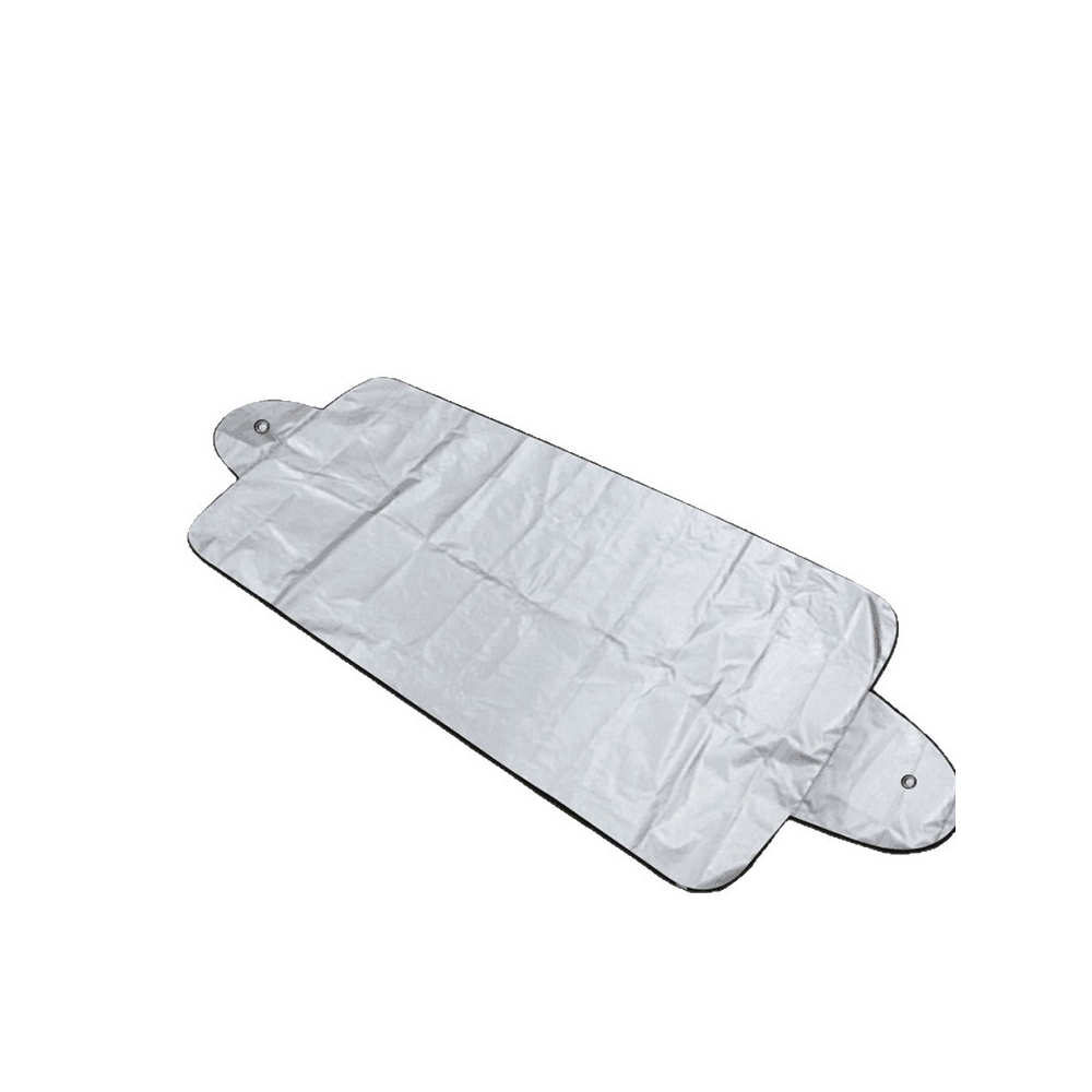 Auto-windschutzscheibenschutz, Wasserdichte Schneeabdeckung 150x70cm, 190t Beschichtetes Gewebe Gegen Frost, Eis, Staub Und Sonne, Universell Für Automobile (silber)