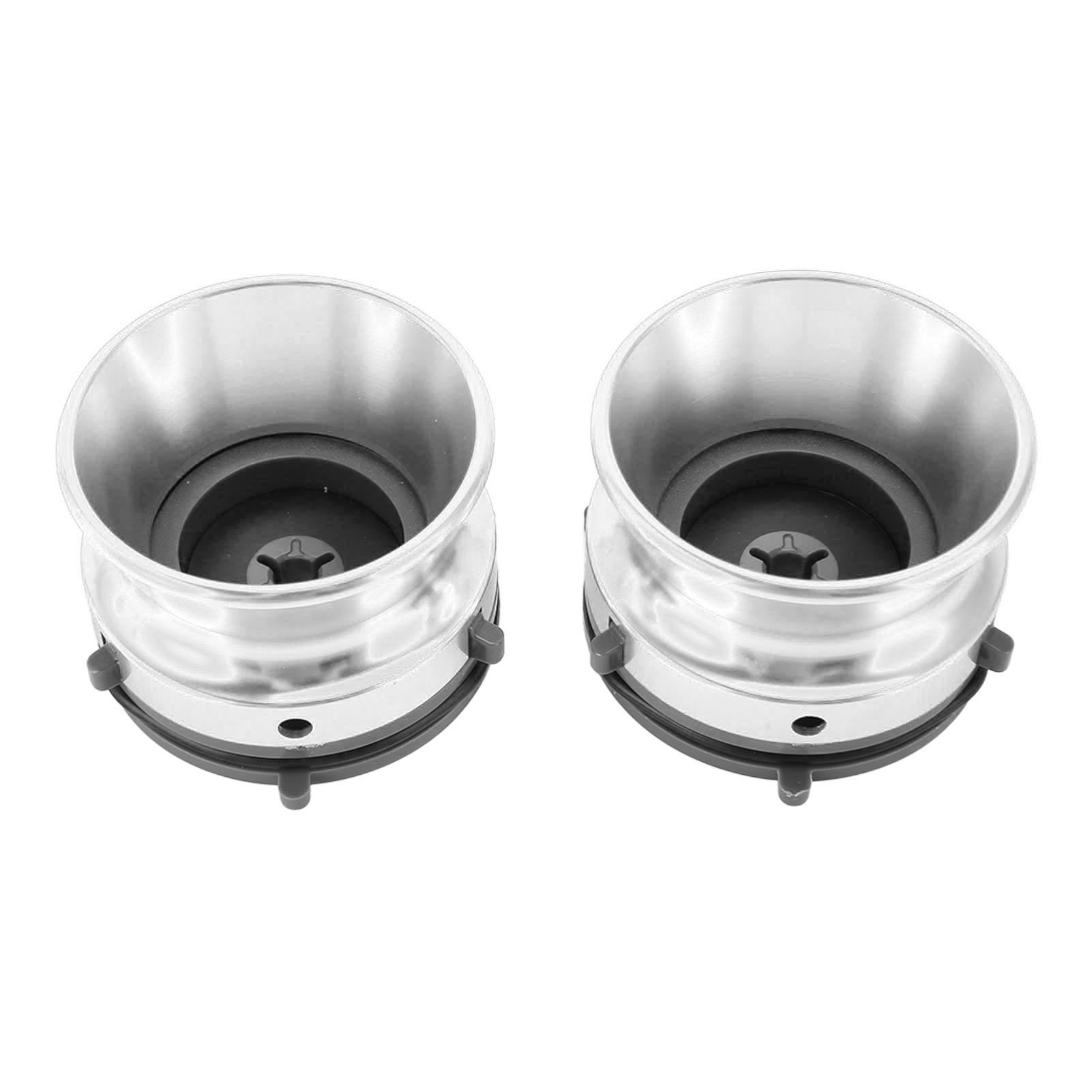 Universeller 1/4-zoll-adapter Für Studer Revox, Akai, Teac, Polierte Aluminiumlegierung, 2 Stück, Silberfarben