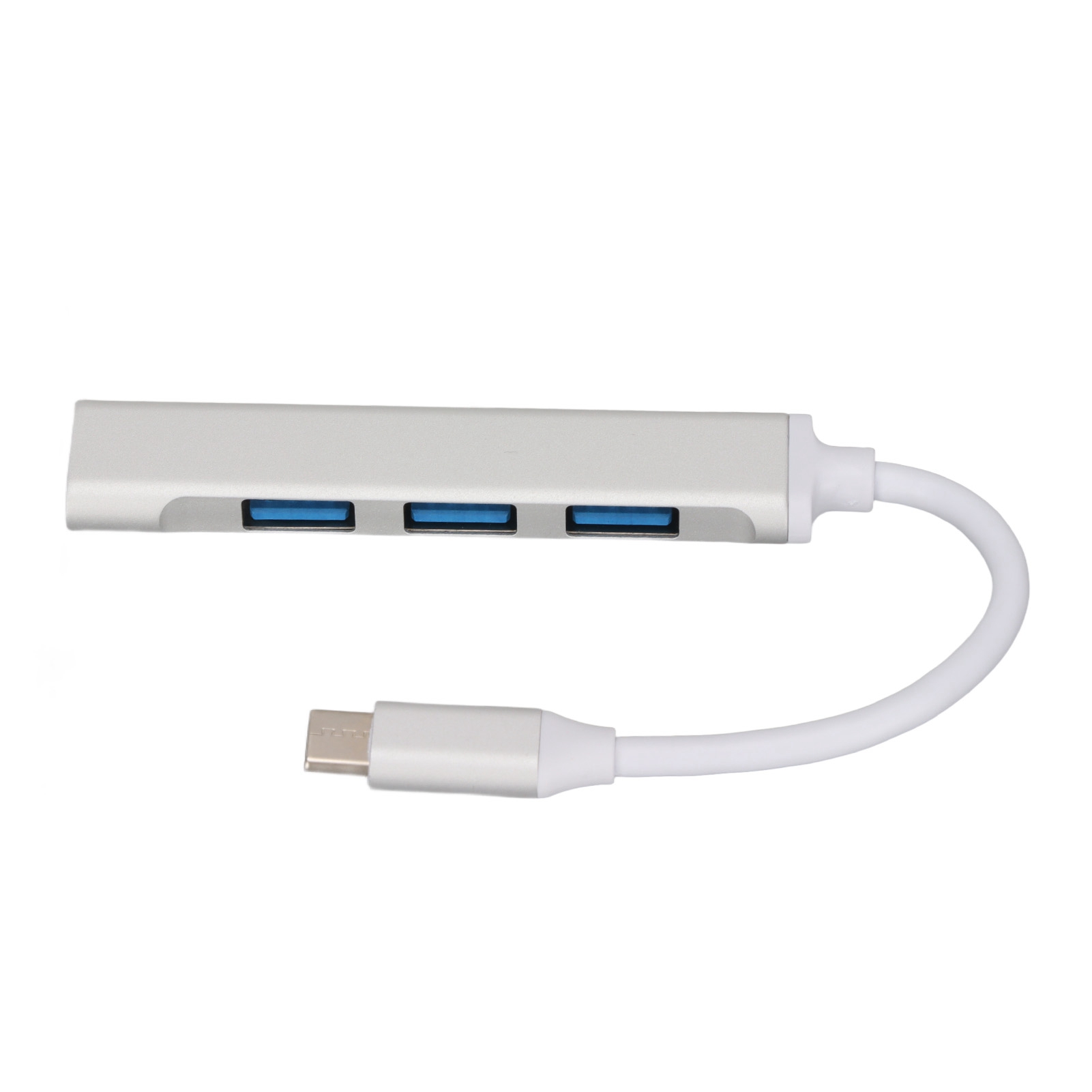 Ultraschnelle Und Tragbare 4-in-1 Usb-c-dockingstation Für Tastatur, Drucker, Smartphone Und Tablet – Silber