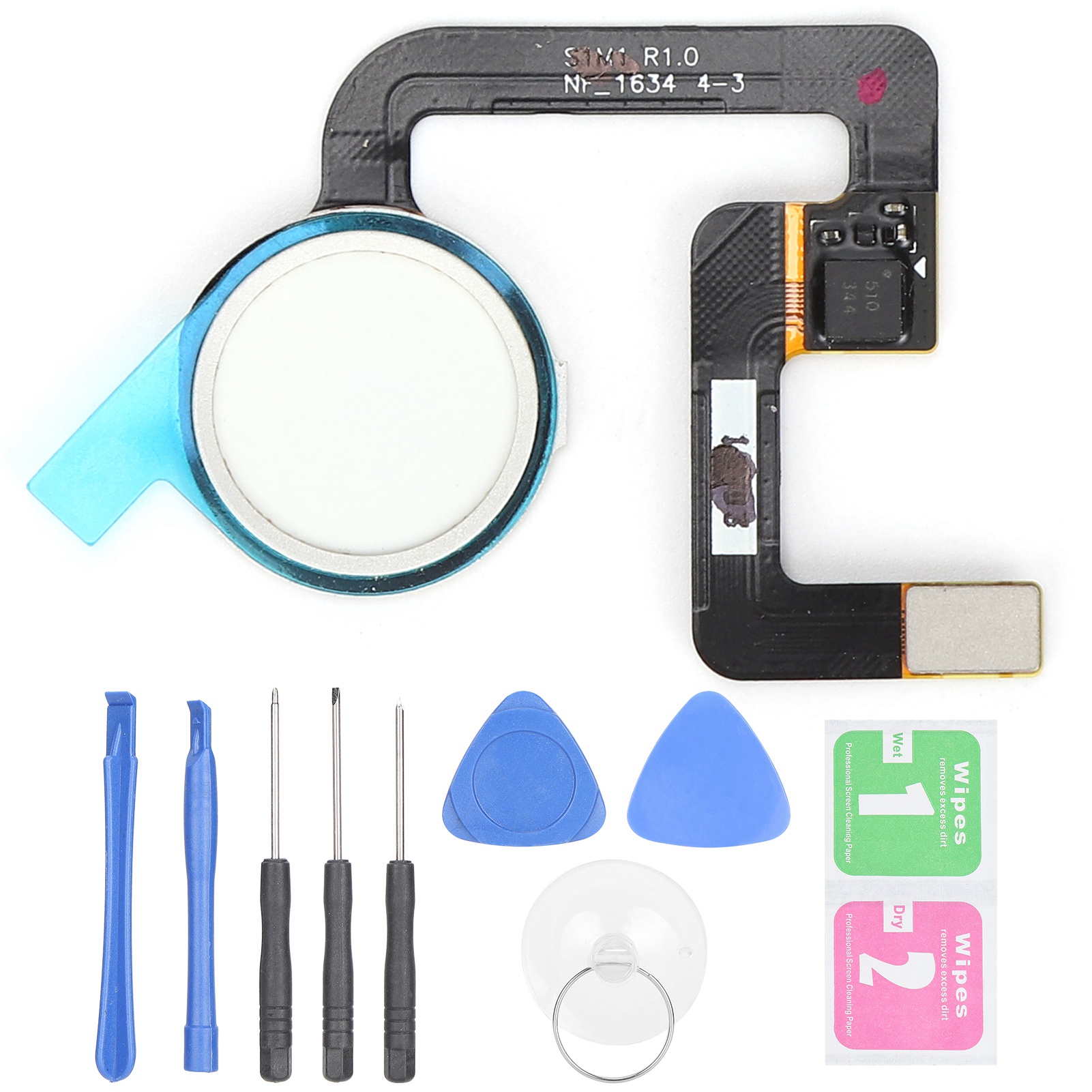 Fingerabdrucksensor, Zurück-taste Und Flexkabel Für Google Pixel/pixel Xl – Weiß