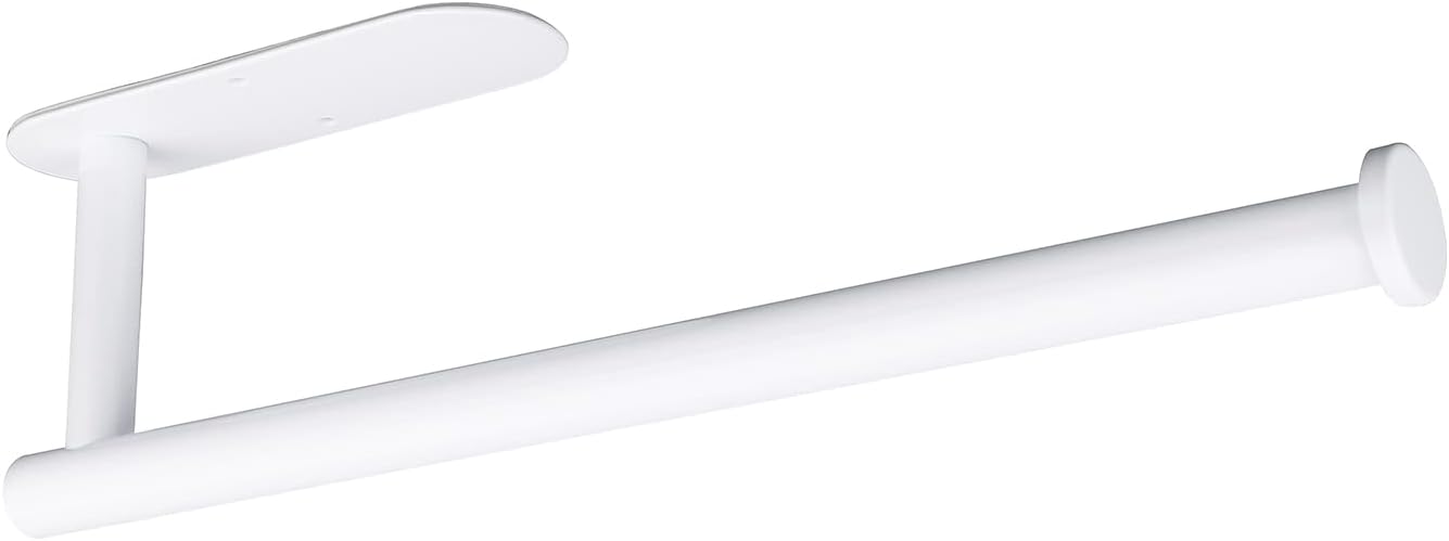Selbstklebender Wandhalter Für Papierhandtücher, Haushalts-papierhandtuchspender, Küchenrollenhalter – Unterbau-aufkleber, Edelstahl (weiß)