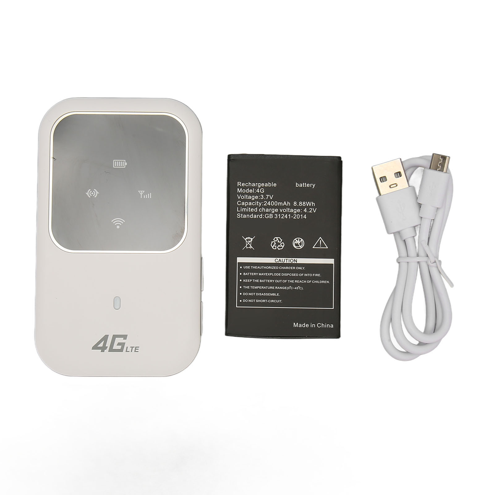 Tragbarer 4g-wlan-router, Hohe Geschwindigkeit, Unterstützt 10 Benutzer, Leichtes Mini-lte-modem Für Computer Und Smartphone