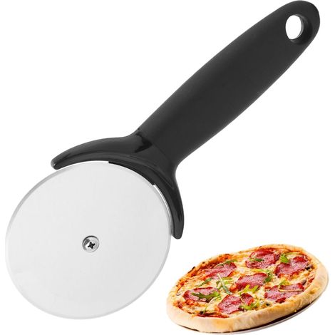 Stück Pizzarad – Pizzaschneider, Pizzaschneider Mit Klinge Aus Edelstahl, Abs-griff, Schutzkappe, Für Pizza, Teig, Kuchen