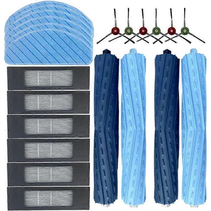22-teiliges Set Für Ecovacs Deebot T9 Aivi / T9 Aivi+ Saugroboter: Ersatzteile Für Hauptbürste, Filter Und Reinigungstuch.