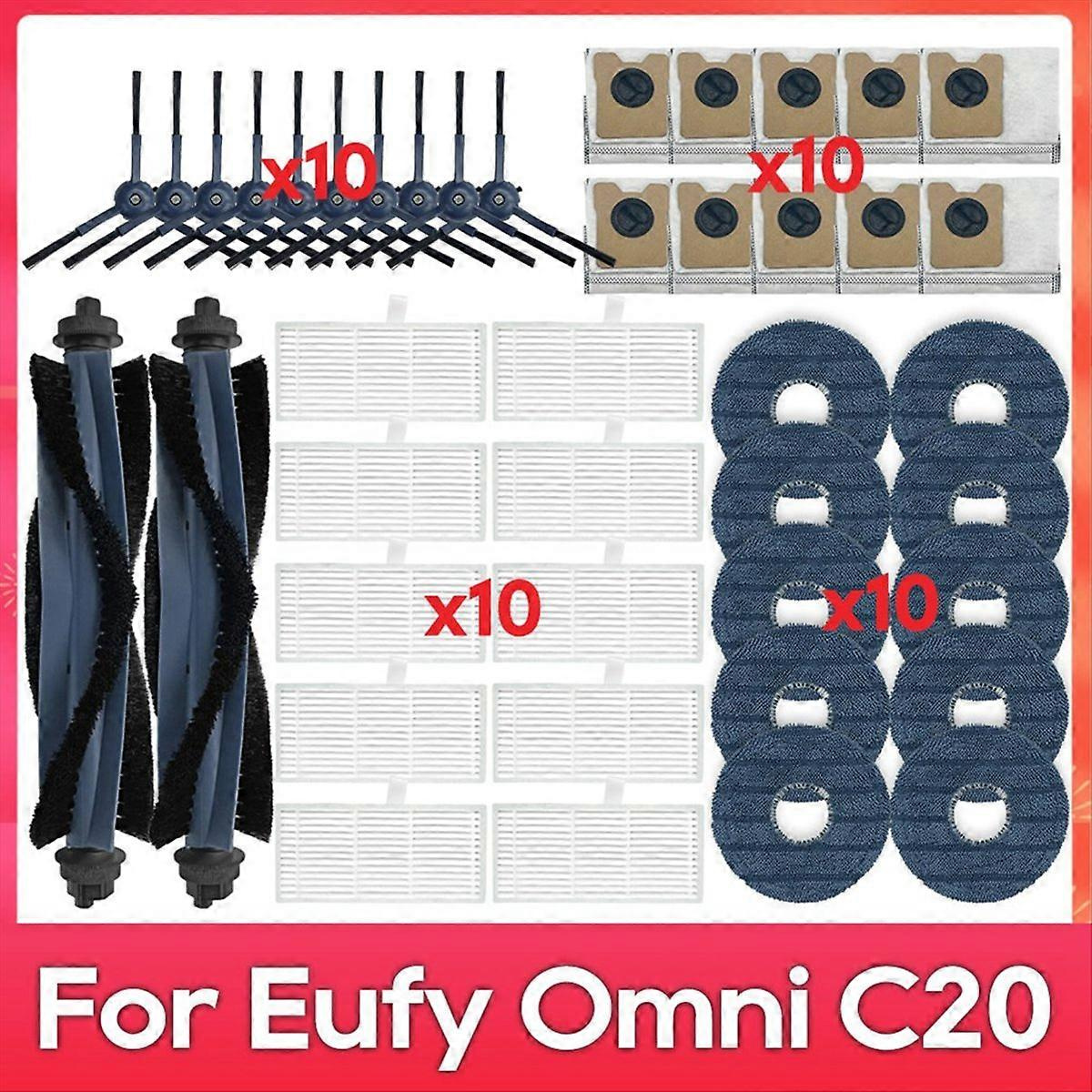 Zubehör Für Den Eufy Omni C20 Saugroboter: Hauptbürste, Filter, Reinigungstuch, Staubbeutel
