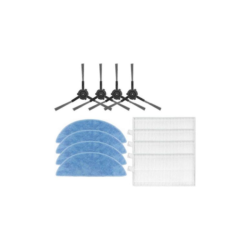 Zubehör Und Ersatzteile Für Ecovacs Yeedi Y1 Pro / Y1 Pro Plus: Seitenbürste, Filter Und Reinigungstuch.