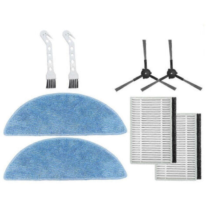 Zubehör Für Den Ecovacs Yeedi Y1 Plus Saugroboter: Seitenbürste, Filter, Hepa-filter, Ersatztuch, Bürste.