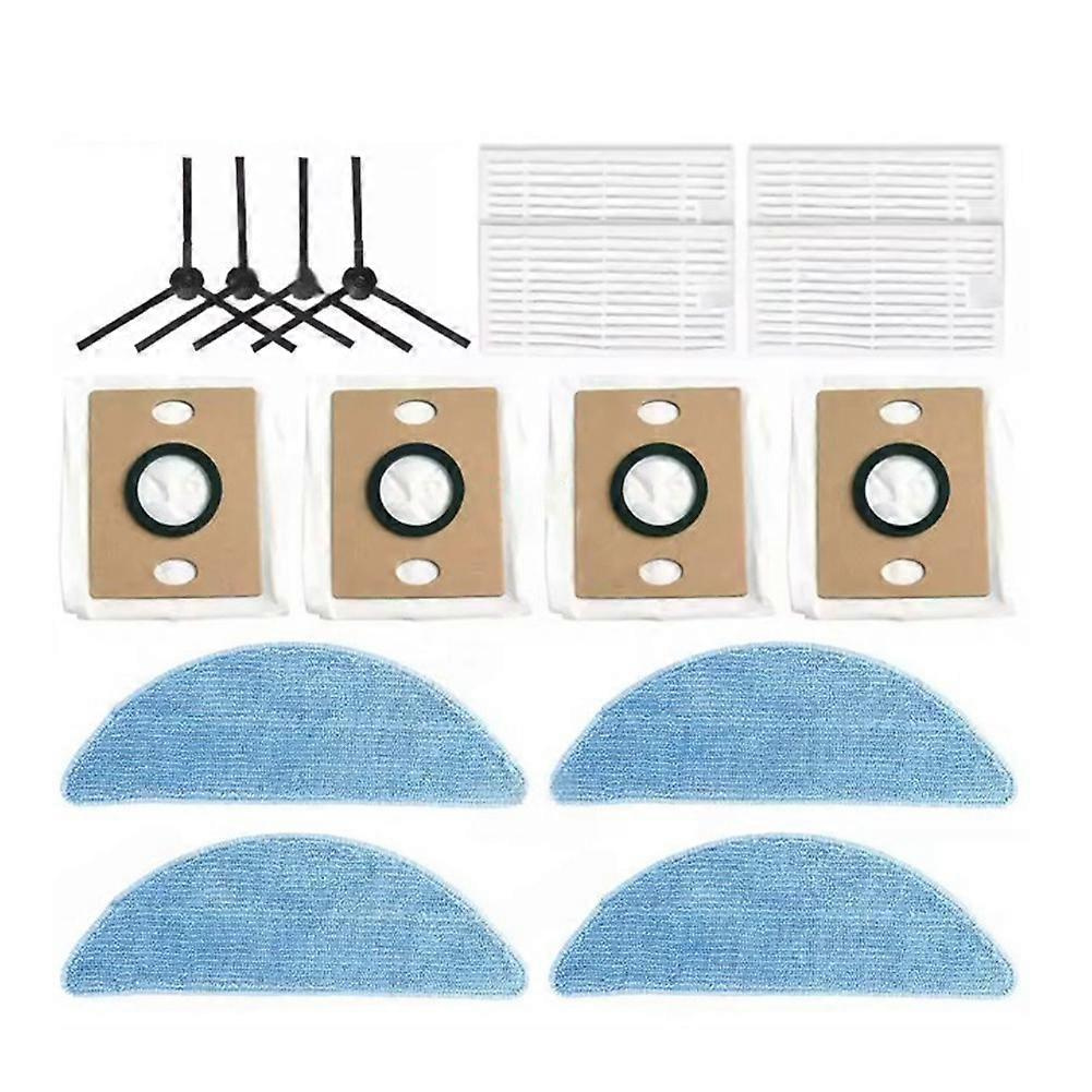 16 Ersatzteile Für Den Ilife G9 / G9 Pro / V9 / V9 Pro / A12 Pro Staubsauger: Seitenbürste, Staubbeutel, Filter Und Reinigungstuch.
