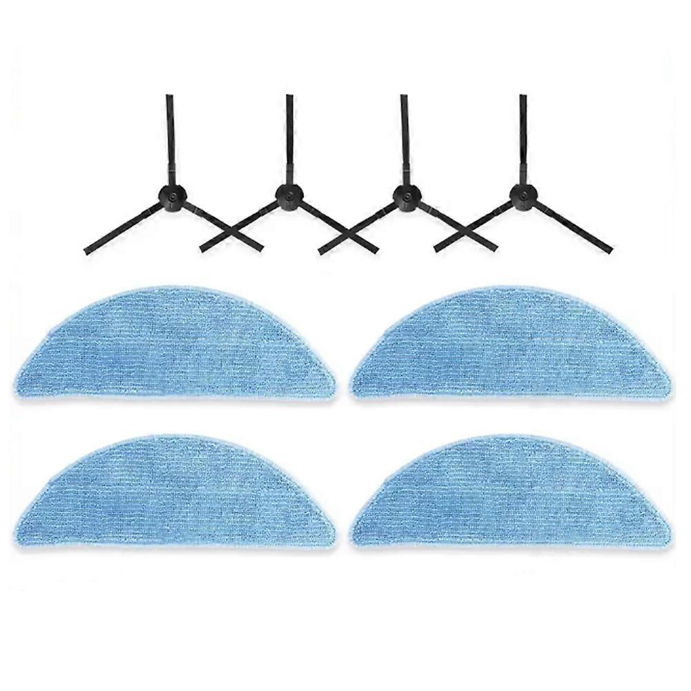 8-teiliges Set Für Ilife G9 / G9 Pro / V9 / V9 Pro / A12 Pro Staubsauger: Seitenbürste Und Reinigungstuch.