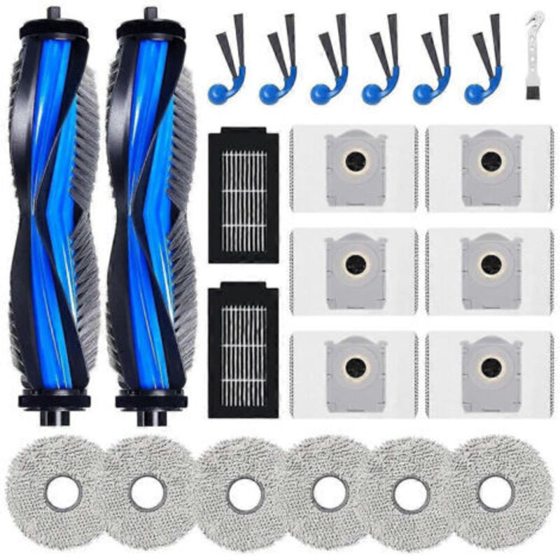 Ersatzteile Für Den Ecovacs Deebot T30c Omni / T30c Pro Omni Staubsauger: Bürste, Filter, Staubbeutel Und Reinigungstuch.