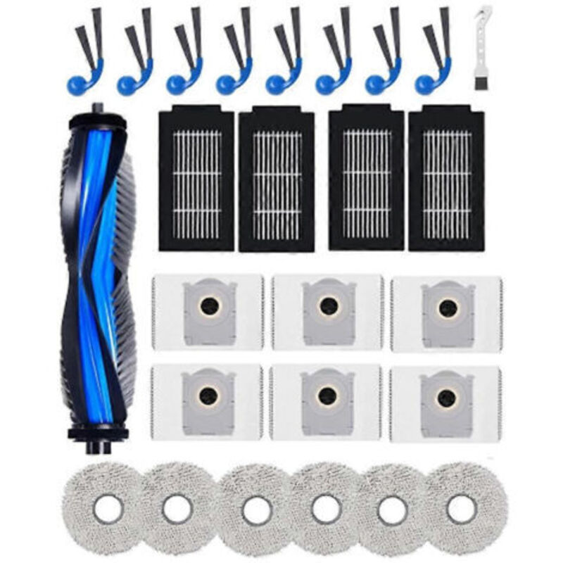 26-teiliges Set Für Ecovacs Deebot T30c Omni / T30c Pro Omni Staubsauger: Bürste, Filter, Staubbeutel Und Reinigungstuch.