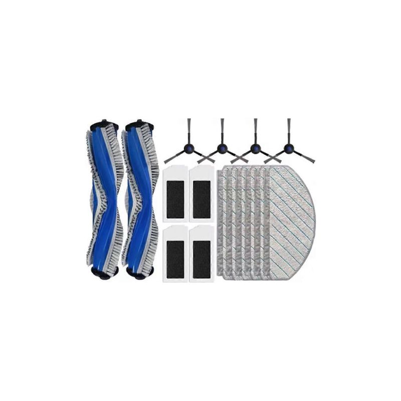 Set Mit 16 Ersatzteilen Für Ecovacs Debot N20 / N20 Plus / N20 Pro Plus Staubsauger: Bürste, Filter Und Reinigungstuch.