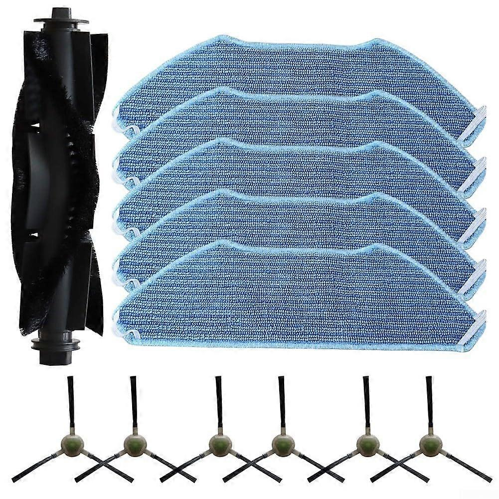 Ersatzset Für Hauptseitenbürste, Filter Und Reinigungstuch Für Lefant M1, M2 Pro, M2s, M2s Pro, M2 Plus Und U180 Roboter (kompatibel Mit Okp K8).