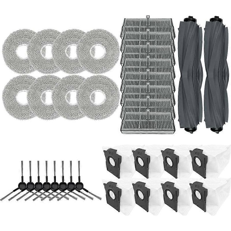 Zubehör Für Dreame L40 Ultra Ae / Dreame D20 Ultra: Hauptbürste, Hepa-filter, Reinigungstuch Und Staubbeutel