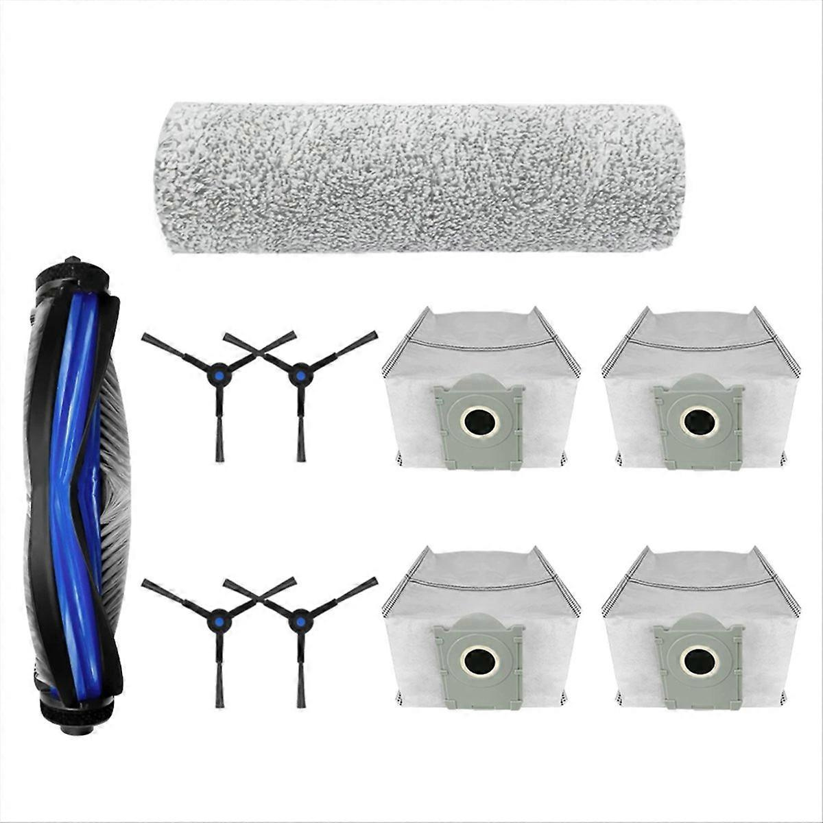 Ersatzteile Für Den Ecovacs Debot X8 Pro Omni / Dex56 Staubsauger: Hauptwalze, Seitenbürste, Reinigungswalze, Reinigungstuch Und Staubbeutel