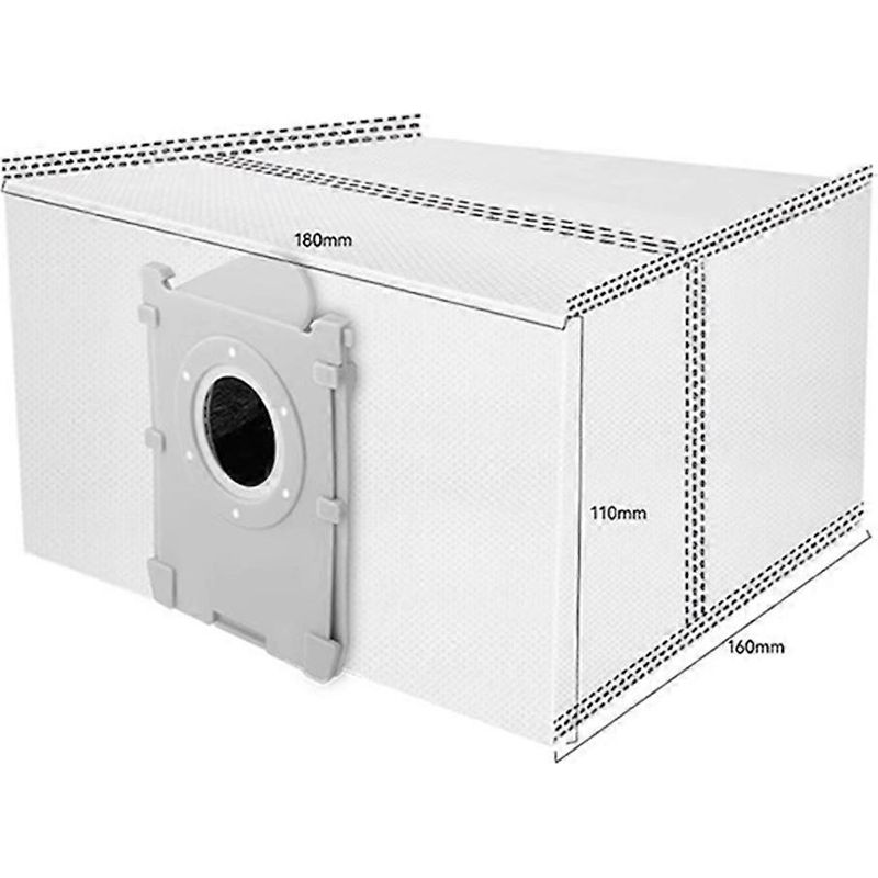 Zubehör Und Ersatzteile, Die Mit Dem Ecovacs X8 Pro Omni Kompatibel Sind: Hauptseitenbürste, Hepa-filter, Tuch, Staubmoppbeutel.