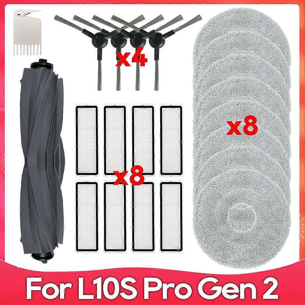 Zubehör Kompatibel Mit Dem Saugroboter Dreame L10s Pro Gen 2/rll42sda: Hauptseitenbürste, Reinigungstuch, Hepa-filter