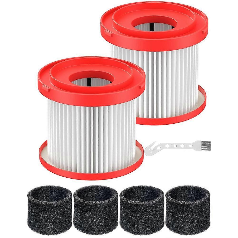 Packung Mit 2 Ersatz-hepa-filtern 49-90-1900 Für Milwaukee M18 Akku-nass- Und Trockensauger (referenznummern 0780-20 Und 0880-20)
