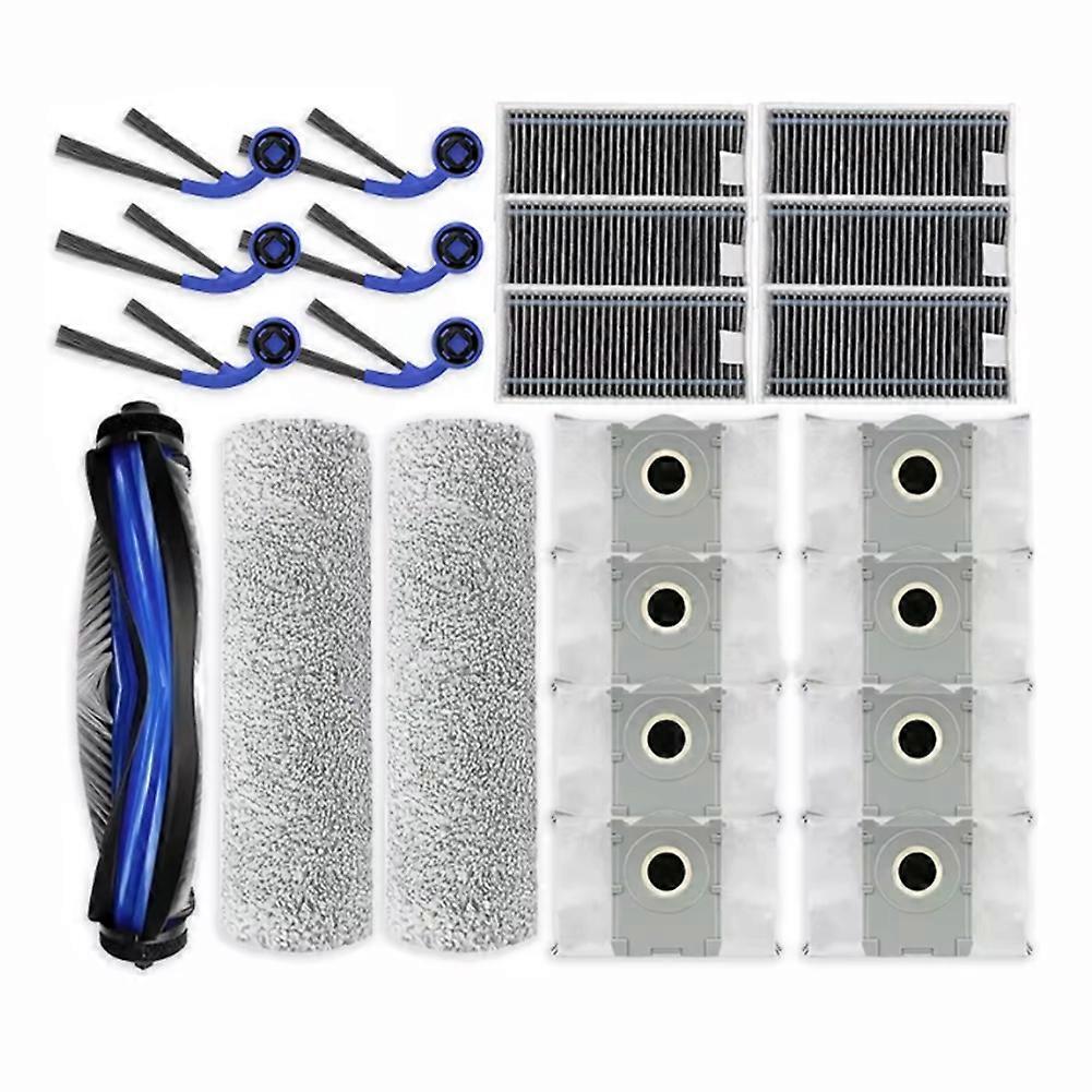 Ersatzteile Für Den Ecovacs Deebot X9 Pro Omni/x9 Pro Staubsauger: Hauptbürste, Hepa-filter, Reinigungstuch Und Staubbeutel.