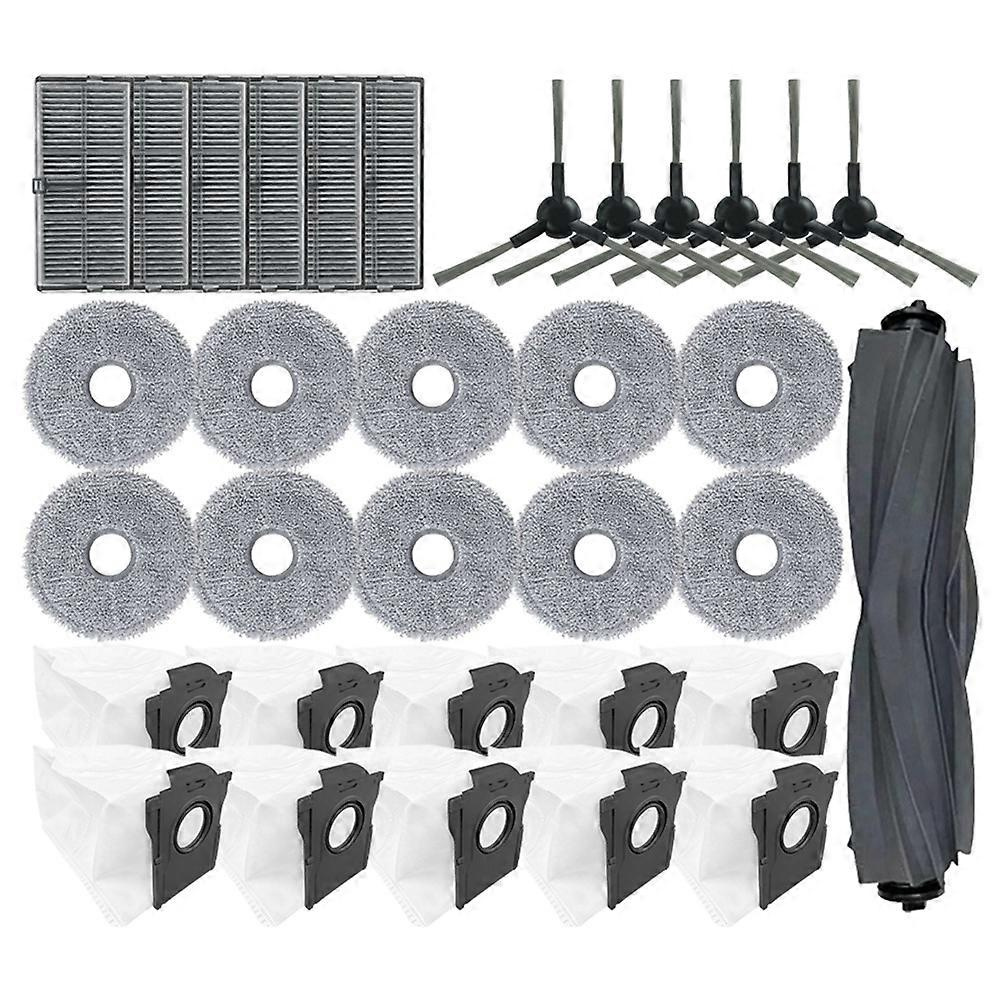 33 Ersatzteile Für Dreame L10s Pro Ultra Heat / X30 Ultra / X30 Pro: Hauptbürste, Staubbeutel, Filter Und Reinigungstuch.